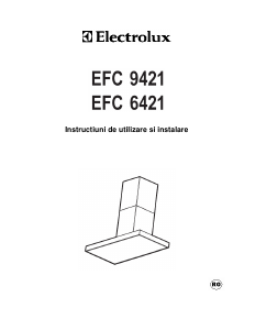 Manual Electrolux EFC9620X Hotă