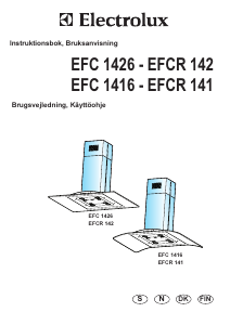 Käyttöohje Electrolux EFCR142X Liesituuletin