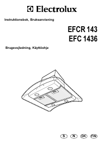 Bruksanvisning Electrolux EFCR143X Kjøkkenvifte