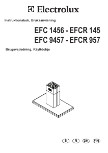Brugsanvisning Electrolux EFCR145U Emhætte