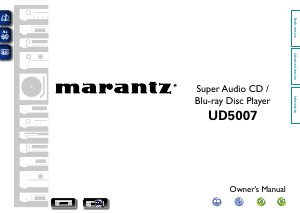 Manual Marantz UD5007 Blu-ray Player