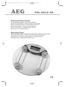 Manual de uso AEG PW 4913 FA Báscula