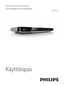 Käyttöohje Philips BDP5510 Blu-ray-soitin