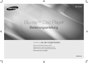 Manual Samsung BD-F5100 Blu-ray Player