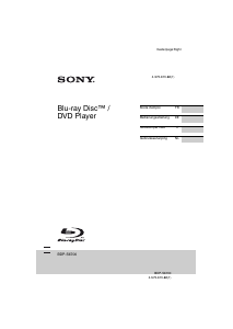 Bedienungsanleitung Sony BDP-S6700 Blu-ray player