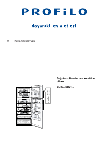 Kullanım kılavuzu Profilo BD2176IFAN Donduruculu buzdolabı