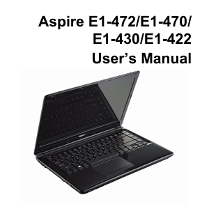 Handleiding Acer E1-422 Laptop