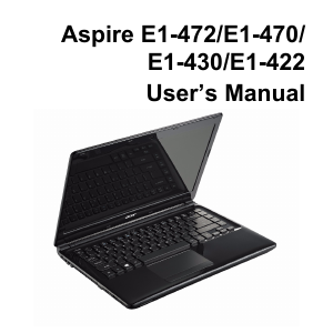 Bruksanvisning Acer E1-422 Bärbar dator