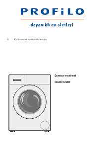 Kullanım kılavuzu Profilo CMJ10170TR Çamaşır makinesi