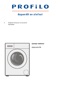 Kullanım kılavuzu Profilo CGA141X1TR Çamaşır makinesi