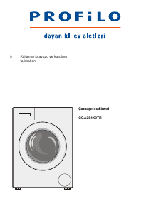 Kullanım kılavuzu Profilo CGA254X0TR Çamaşır makinesi