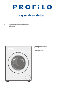 Kullanım kılavuzu Profilo CMH140LTR Çamaşır makinesi