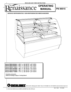 Manual Renaissance RB5C4848RR Refrigerator