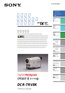 説明書 ソニー DCR-TRV8K カムコーダー