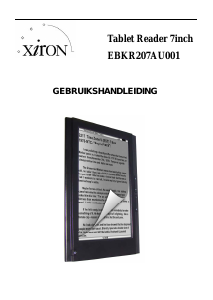 Handleiding Xiron EBKR207AU001 E-reader