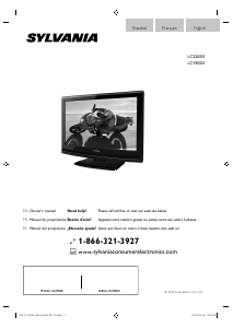 Manual Sylvania LC220SS1 LCD Television