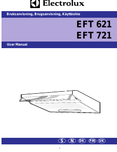 Handleiding Electrolux EFT721 Afzuigkap