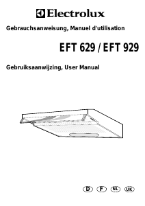 Handleiding Electrolux EFT929 Afzuigkap