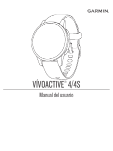 Manual de uso Garmin vivoactive 4 Smartwatch
