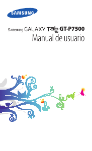 Manual de uso Samsung GT-P7500 Galaxy Tab 10.1 Tablet