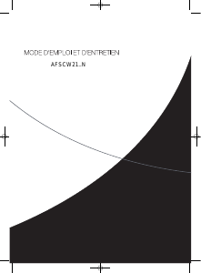 Mode d’emploi Airlux AFSCW21BKN Four