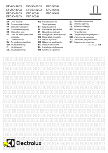 Manual de uso Electrolux EFV60462OX Campana extractora