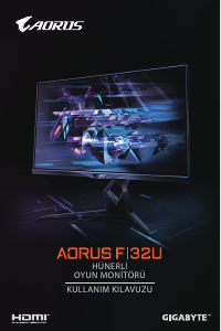 Kullanım kılavuzu AORUS FI32U LED ekran