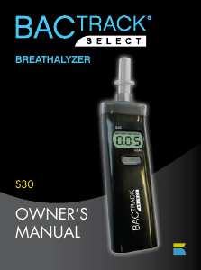 Manual BACTRACK S30 Breathalyzer