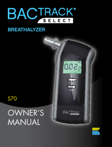 Manual BACTRACK S70 Breathalyzer