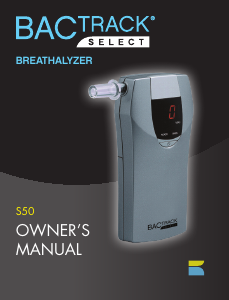 Manual BACTRACK S50 Breathalyzer