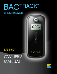 Manual BACTRACK S75 Pro Breathalyzer