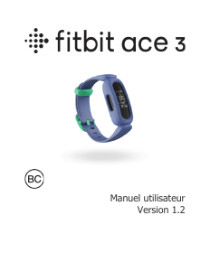 Mode d’emploi Fitbit Ace 3 Tracker d'activité