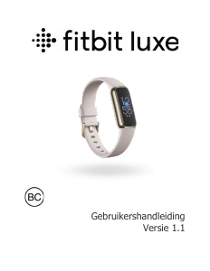 Handleiding Fitbit Luxe Activity tracker