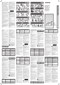 Manual de uso Siemens TS11XTRM Plancha