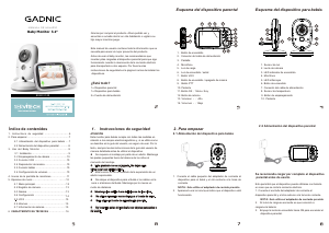 Manual de uso Gadnic BEB00039 Vigilabebés