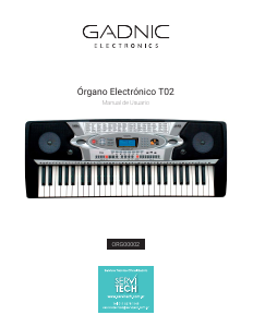 Manual Gadnic ORG00002 Digital Keyboard