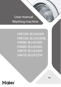 Manual Haier HW70-B12FCFN Washing Machine