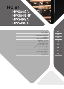 Manuale Haier HWS49GA(UK) Cantinetta vino