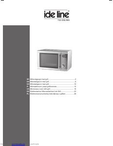 Manual Ide Line 753-095 Microwave