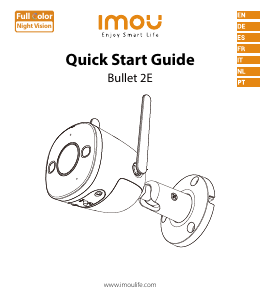 Manual Imou Bullet 2E Câmera IP