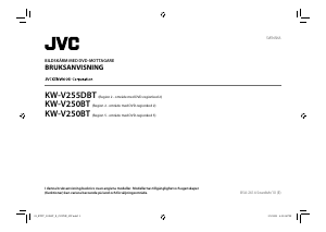 Bruksanvisning JVC KW-V250BT Bilradio