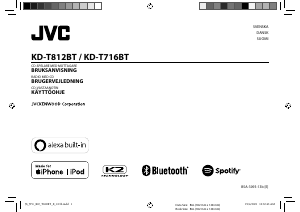 Brugsanvisning JVC KD-T812BT Bilradio