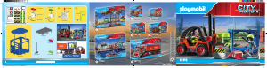 Manual de uso Playmobil set 70772 Harbour Carretilla elevadora con carga