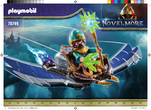 Manual Playmobil set 70749 Novelmore Violet vale - magicianul aerului