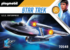 Manual Playmobil set 70548 Star Trek Star trek - nava stelara enterprise