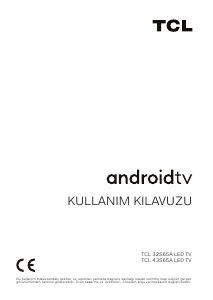 Kullanım kılavuzu TCL 43S65A LED televizyon