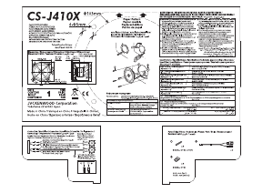 Manuál JVC CS-J410X Reproduktor do auta