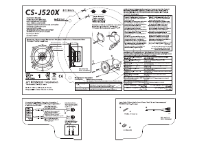 كتيب JVC CS-J520X سماعة سيارة