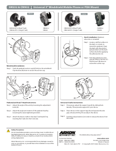 Manual Arkon SM232 Phone Mount