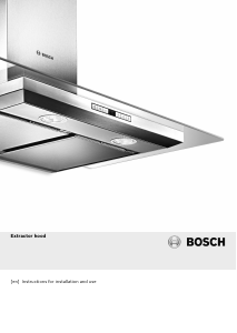 Manual Bosch DWW06W450B Cooker Hood